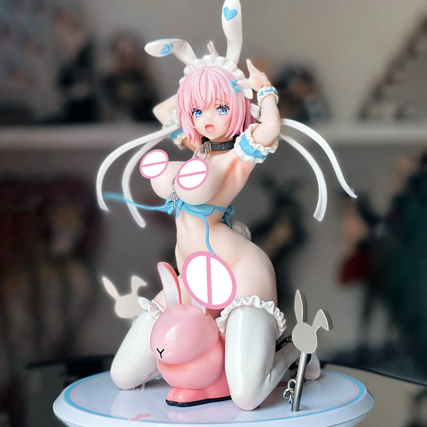 

20cm NSFW Usano Mimomo Rocket Boy Sexy Nude Anime Girl PVC Action Hentai Figure Collection Model Toys Doll Friends Gifts