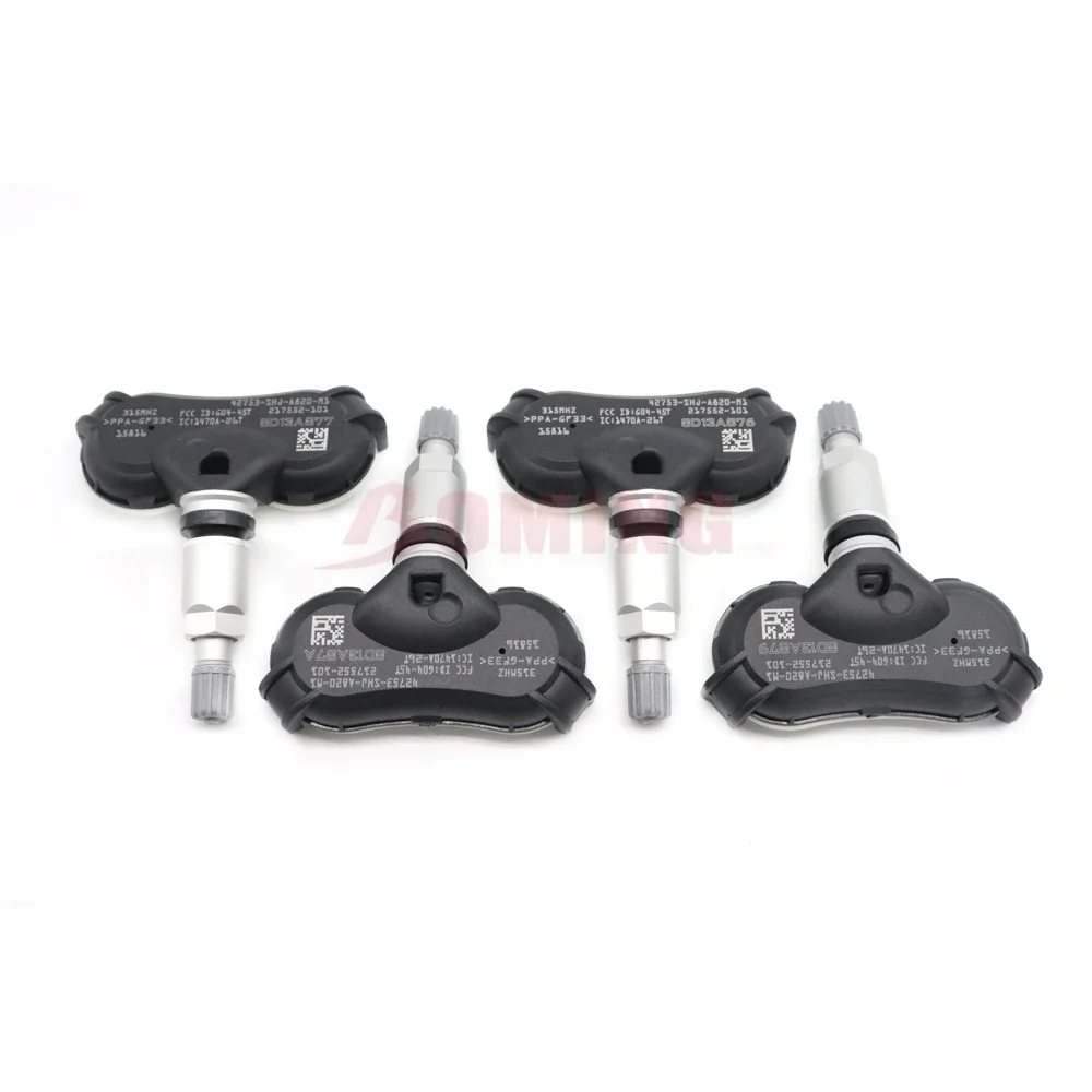TPMS Ÿ̾ з , ȥ   , 42753-SHJ-A820, 315Mhz, 42753-SHJ-A820-M1, 42753SHJA820, 4 