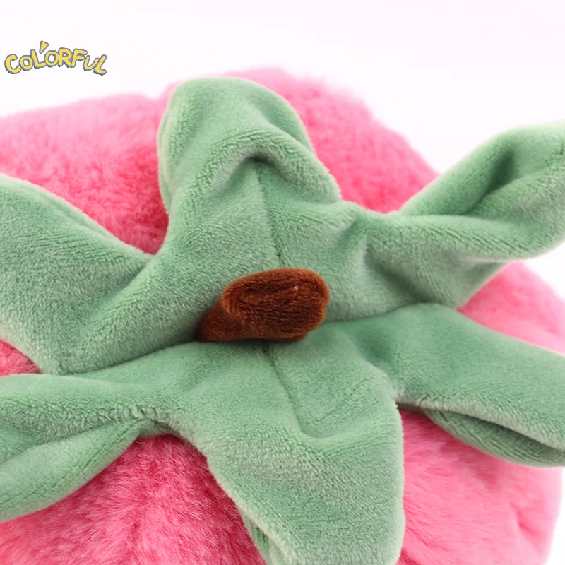 Super Soft Strawberry Pillow Toy Creative Lightweight Cute Strawberry Pillow Doll Home Decorative Doll Ornaments for Girls Gift