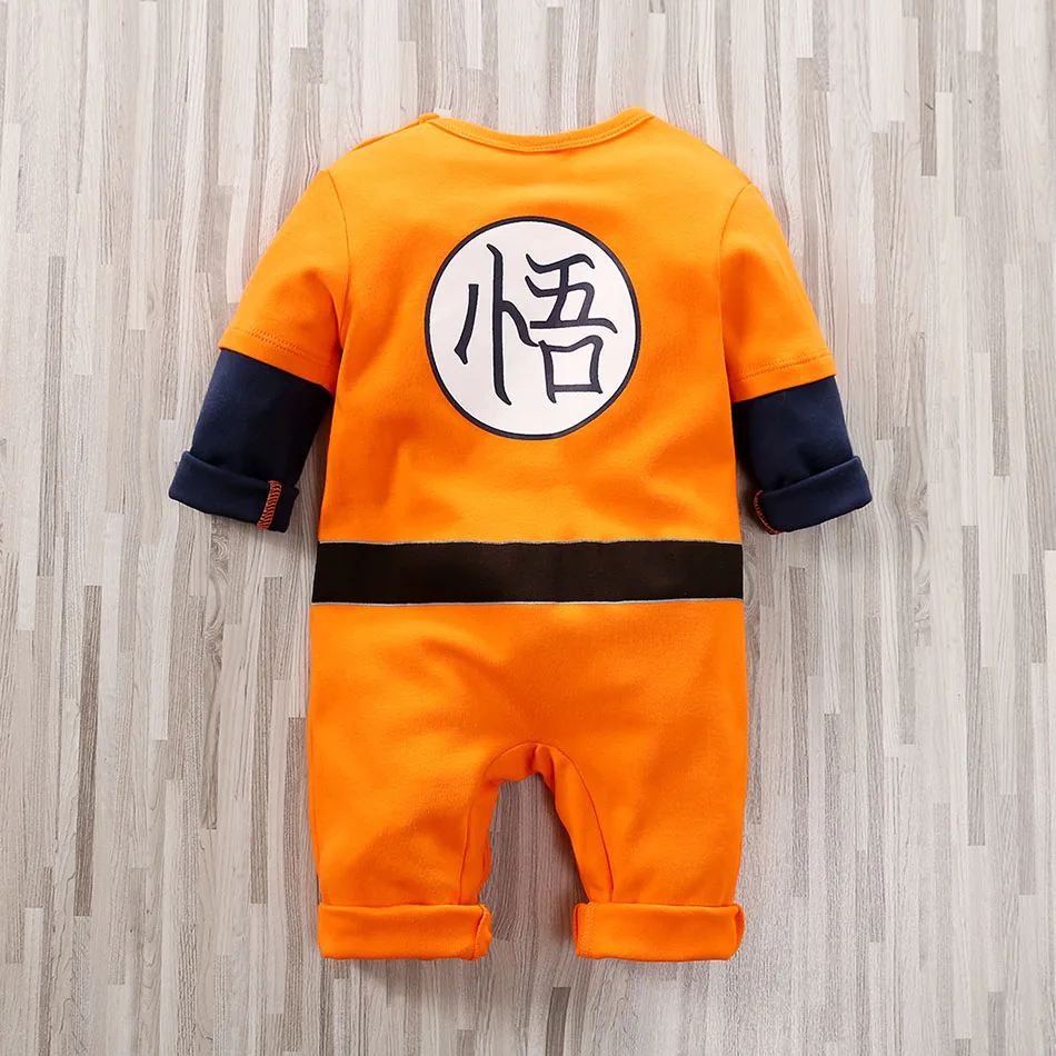 Anime Vegeta macacão do bebê, recém-nascido Kuririn Roshi Training Outfit, infantil traje de Halloween infantil, roupas cosplay dos desenhos animados, macacão