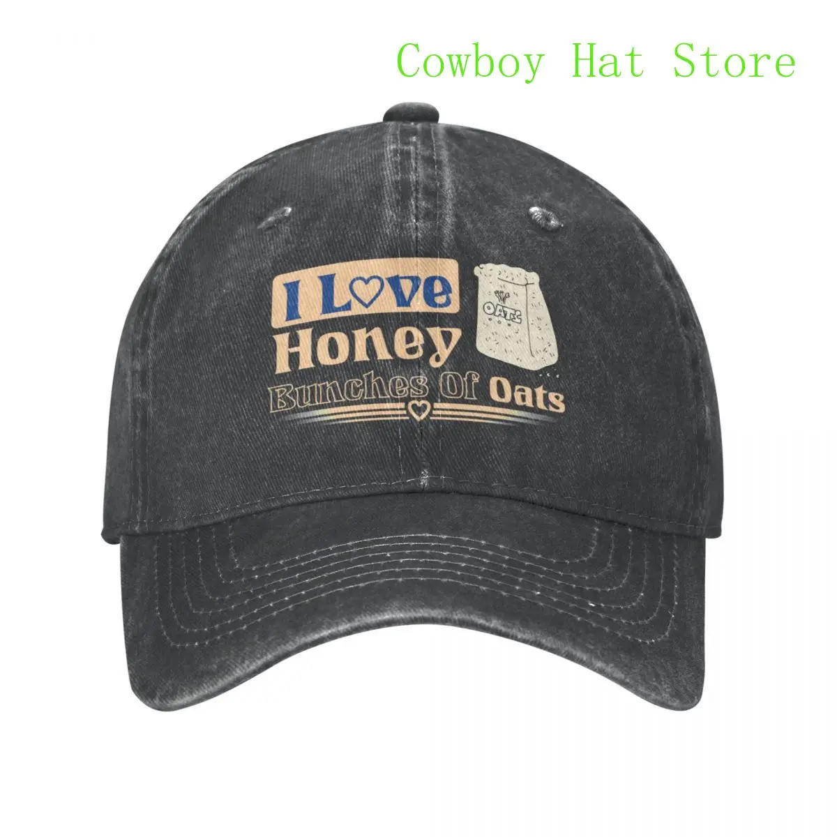 

Best I Love Honey Bunches Of Oats Baseball Cap Hats New In Hat Women'S Golf Wear Men'S