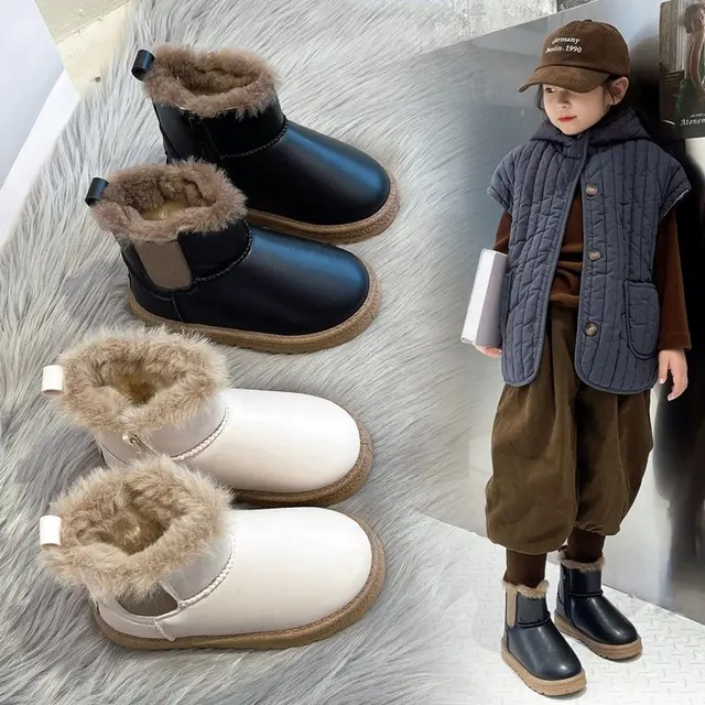 Kinder Plüsch Stiefel