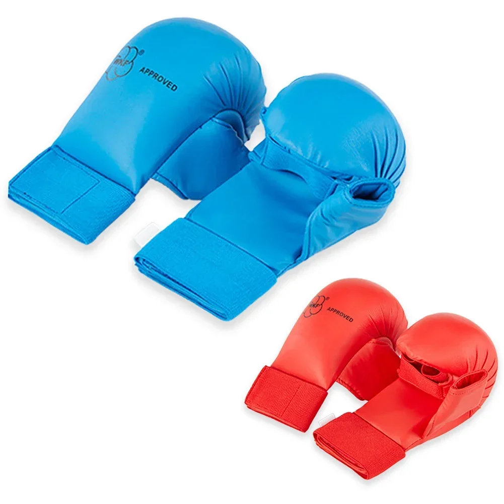 Karate Gloves Thumb Protection Thickened Model Professional Karate Hand Guard MMA Adult Children Hand Guard Boxing Gloves boxing gloves martial arts protector