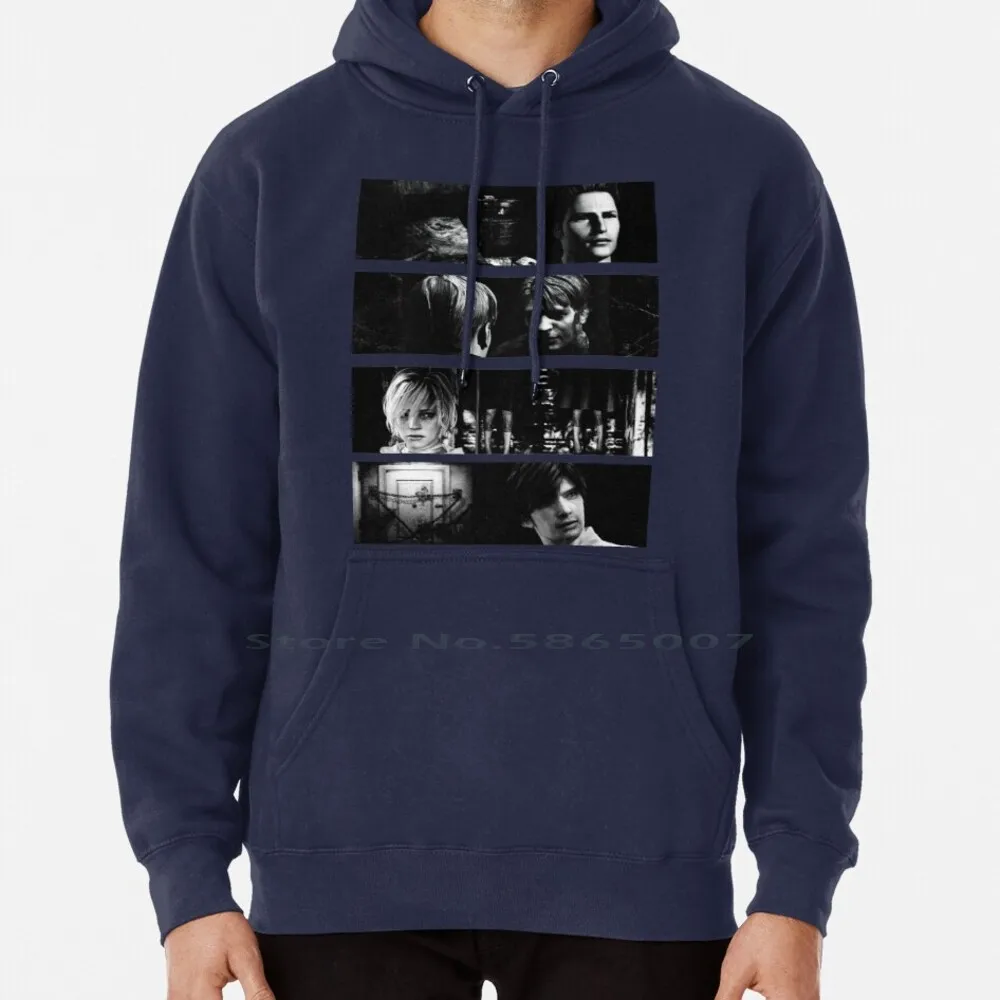 Call Of Silent Hill Felpa Con Cappuccio Maglione 6Xl Cotone Silent Hill Of The Sun Survival Horror Heather Mason Funeable Frame Sirena James