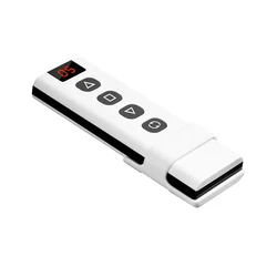 WiFi & RF Smart Curtain Switch with Wall Panel Control - Voice-Enabled Automation for Curtains, Blinds, and Garage Doors (1pcs 5-IN-1 Remotes)