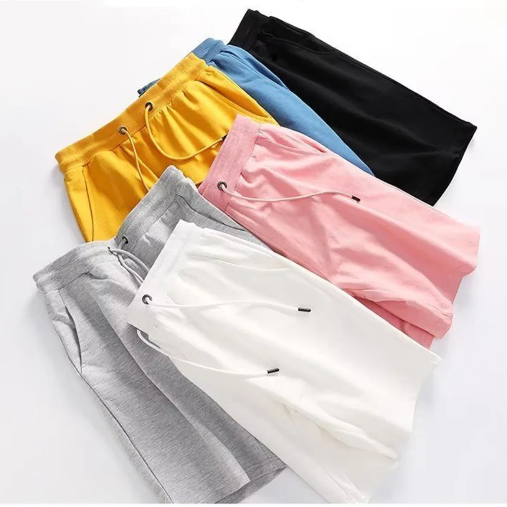 Invisible Open Crotch Outdoor Sex Pure Cotton Sports Shorts Men's Erotic Pants Loose Large Size Fashion Casual Trousers Summer
