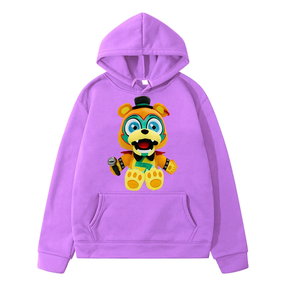 Bear Rabbit Game Kawaii Sweatshirt boys anime hoodie Jacket pullover FNAF Fleece Hoodies y2k sudadera kids clothes girls gift