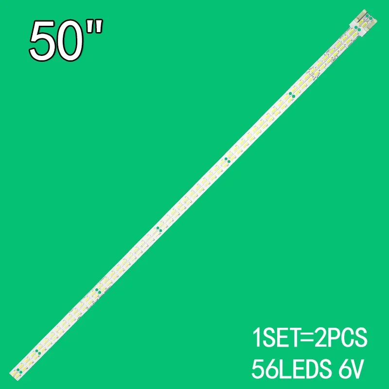 LED Backlight Lamp strip 56leds for V500DK1-KS2-TREM02 E117098 50 inch TV LCD Monitor High light