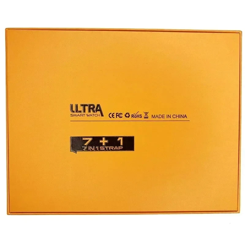 7 시계 스트랩 S100 울트라 스마트워치, 2.2HD 아몰레드 원형 스크린, ECG 모니터링, 지능형 보호 케이스 포함, 신제품