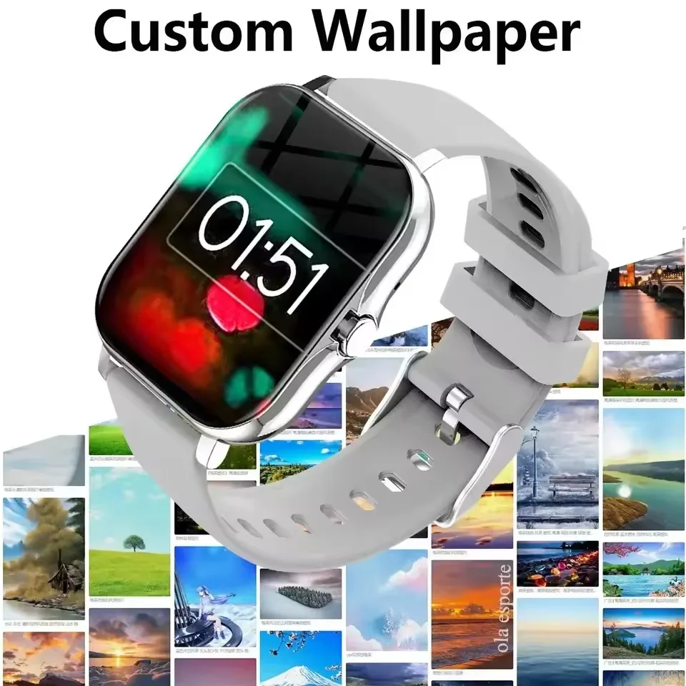 2025 New Hot Smart Watch Men Women Blood Pressure Sleep Health Monitoring Bluetooth Call Message Reminder Smartwatch Android IOS 4