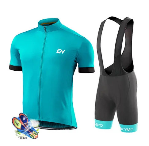 

Cycling Jersey Pro Teaml Men Cycling Set Racing Bicycle Clothing Suit Breathable Mountain Bike Clothes Sportwears ENCYMO