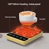 Electric Coffee Mug Warmer Timing Cup Heater for Water Tea Heating Coaster 9 Temperature Settings for Home Office 220V 3