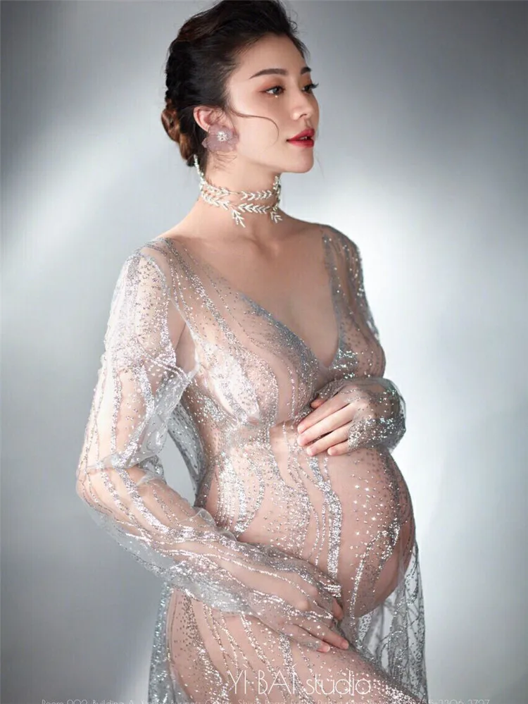 vestidos-de-maternidad-sexys-para-sesion-de-fotos-accesorios-de-fotografia-de-perspectiva-de-encaje-ropa-de-embarazo-maxivestido-de-encaje