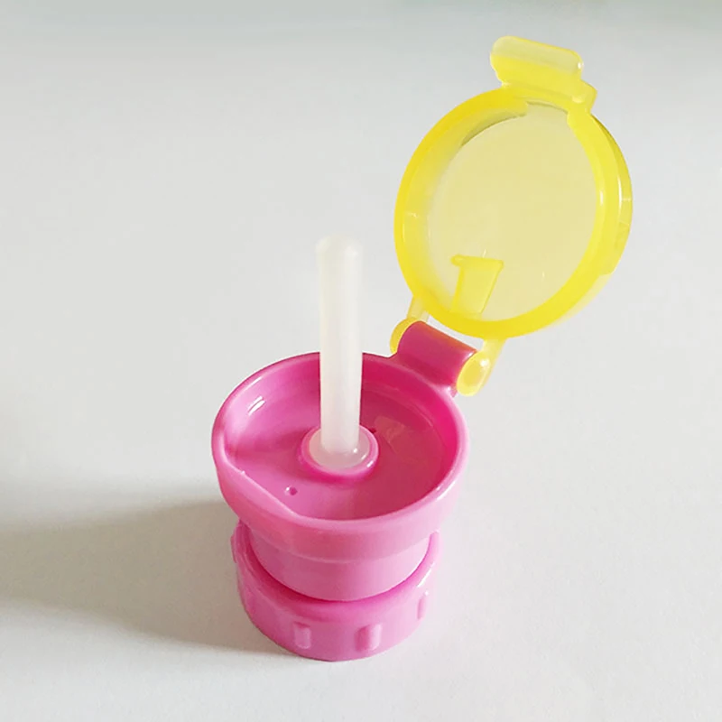 Toddler Bottle Caps With Drinking Tube Reusable Bottle Twist Cover Spill  Proof Bottle Cover With Straw Water Bottle Cover Tools - AliExpress