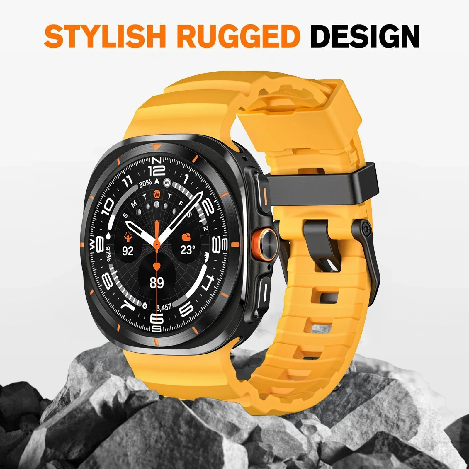 Official Silicone Sport Band for Galaxy Watch Ultra - 47mm Strap
