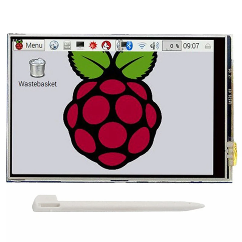 3.5 Inch Tft Lcd Contact Screen 320X480 Resolution Abs Case + Touchpen for Raspberry Pi 4 B