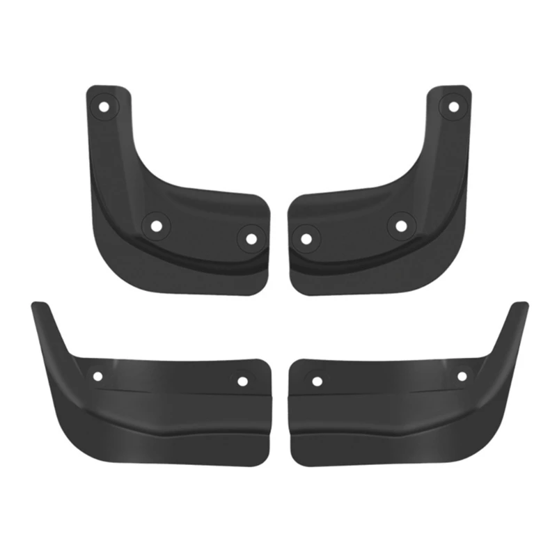 

4Pcs Black Full Set Soft Short TPE Mudguard for Model 3 Car Tire Mudguard
