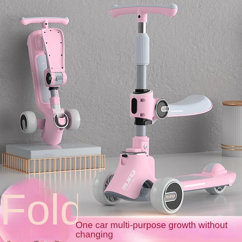 Foldable 3 in 1 Children Scooter 2-12 Year Old