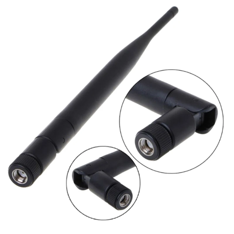 21cm WiFi Antenna 5dbi To Pigtail Cable 2.4GHz Omni Aerial for Booster WLAN Router Modem USB Adapter Extender