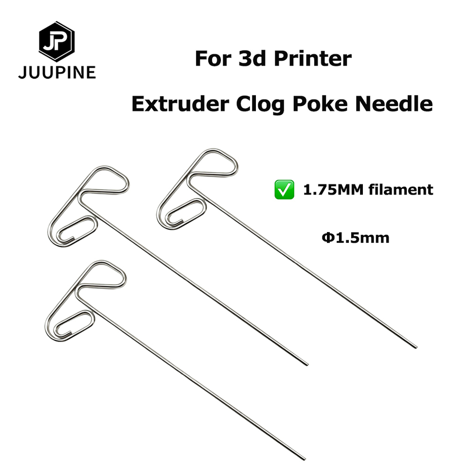 3d Printer Tools extruder Cleaner 3D Printer Care Tool Clog Poke Cleaning For Bambulab Elegoo Anycubic Flashforge accessories