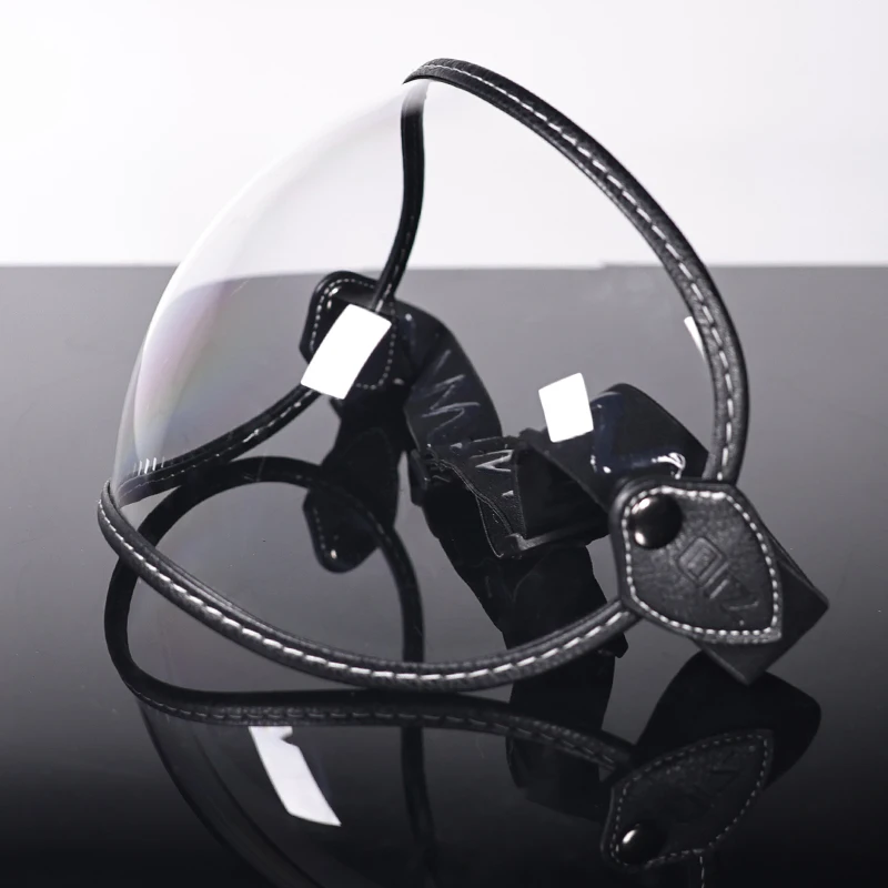 Sun visors compatible with all motorcycle helmets Retro off-road half helmet half open Helmet glass motorcycle goggles helmet lenses