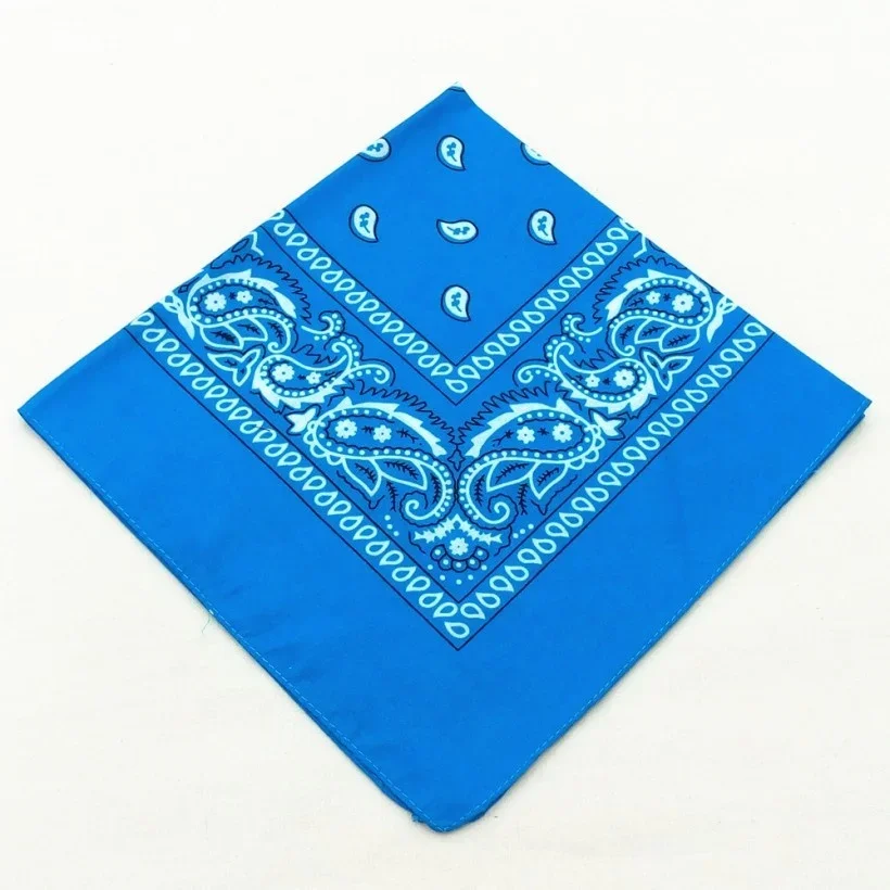 Unisex Männer Frauen Bandana Haarband Cowboy Herren Biker Sport Kopfbedeckung Handgelenk Haarwickel einseitiger Kopfwickelschal Paisley – Detail 10