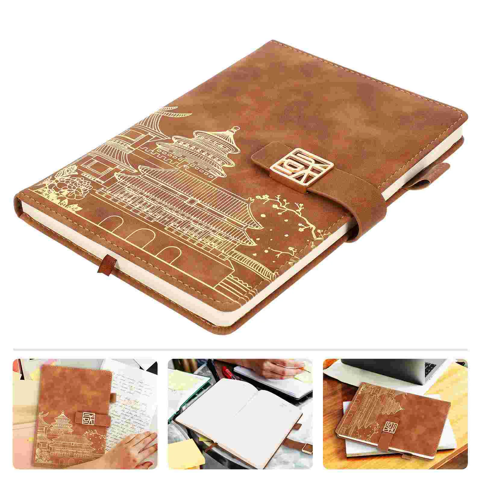 

Chinese Wind Notebook Daily Planning Notepad Pads Schedule Recording Notebooks Planner Notepads Thicken Students Supplies