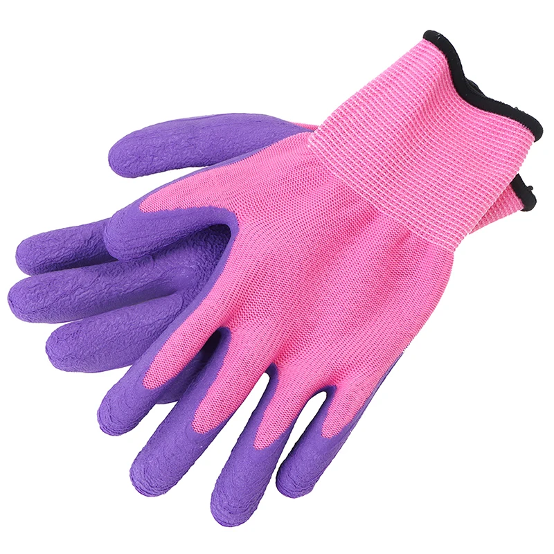 1 Pair Unisex Breathable Children Gardening Gloves Durable Waterproof Toddlers Gloves 6