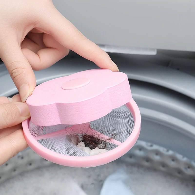 Wash Machine Floating Lint Hair Catcher Hair Removal Catcher Washing