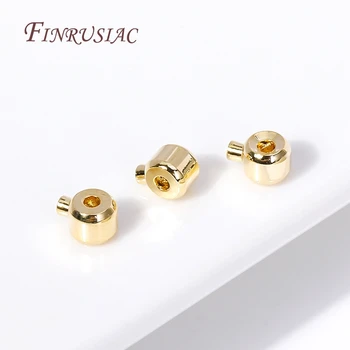 18K Gold Plated Crimp Beads 1