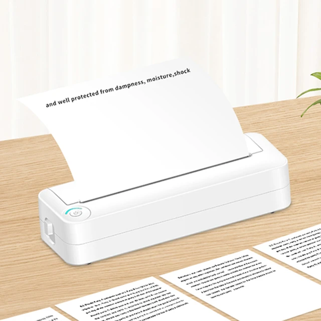 Mobile Thermal Printer A4 Maker WiFi/Bluetooth-compatible for Home Office  Travel Inkless Photo Label Wrong Question Printing - AliExpress