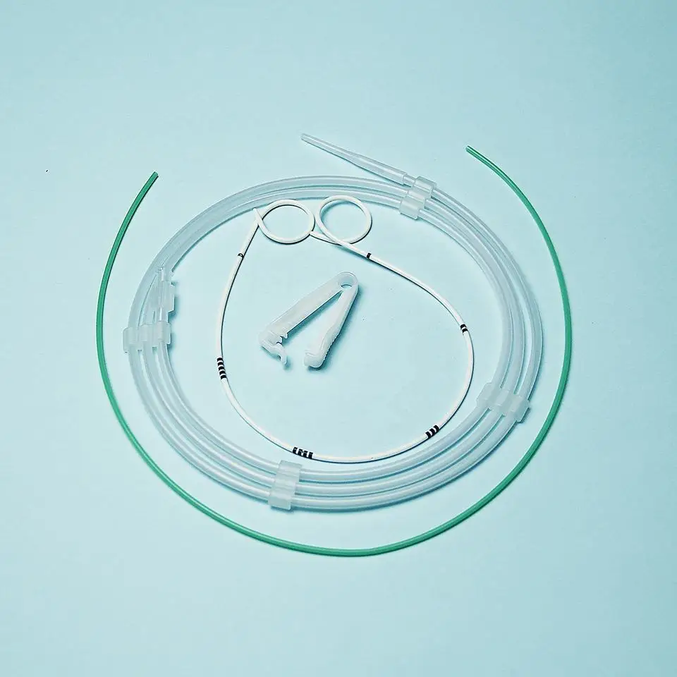Double J type Ureteral Stent Set Urological Drainage Tube Pigtail Ureteral Stent Catheter Set 5Fr/6Fr/7Fr/8Fr