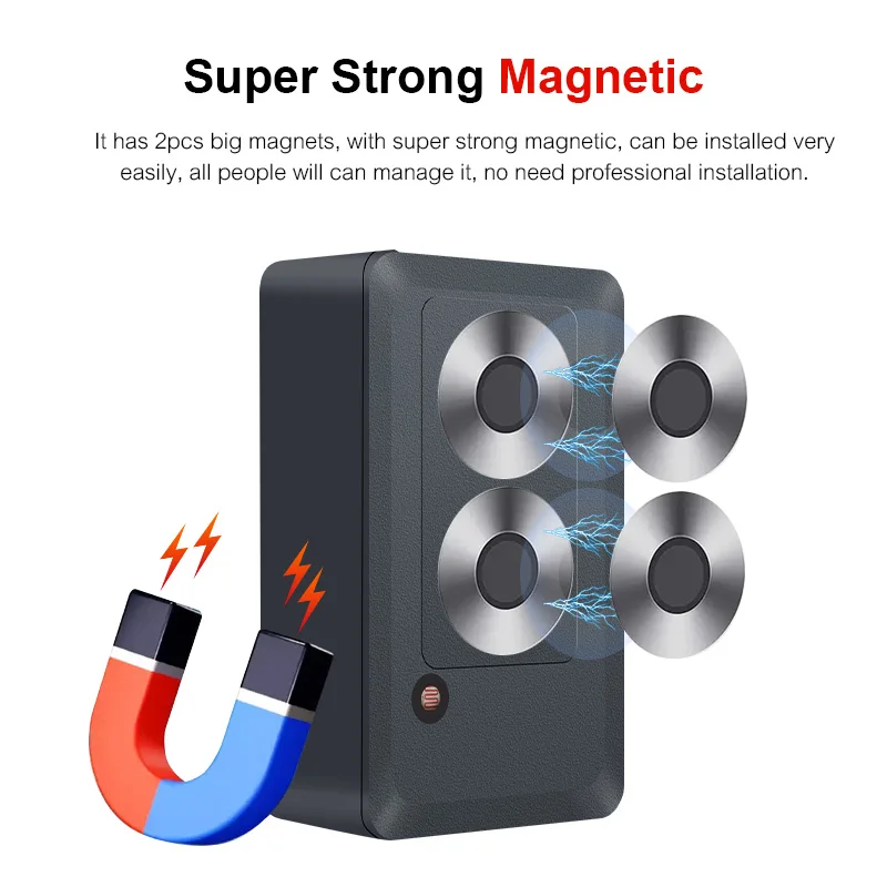 GPS Tracker TrackerKing JX05 Portable Car Rastreador Magnet longtime Standby Voice Monitor Vibration Alarm Free Tracking APP