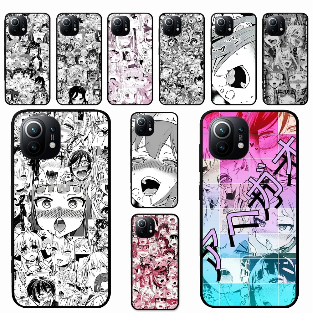 

Japanese Anime Manga Girl Phone Case For Xiaomi Mi 5X 8 9 10 11 12 lite pro 10T PocoX3pro PocoM3 Note 10 pro lite