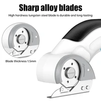Cordless Electric Scissors Rotary Cutter USB Charging Lithium-Ion Home Tailor Electric Scissors for Cutting Fabric/Leather 2