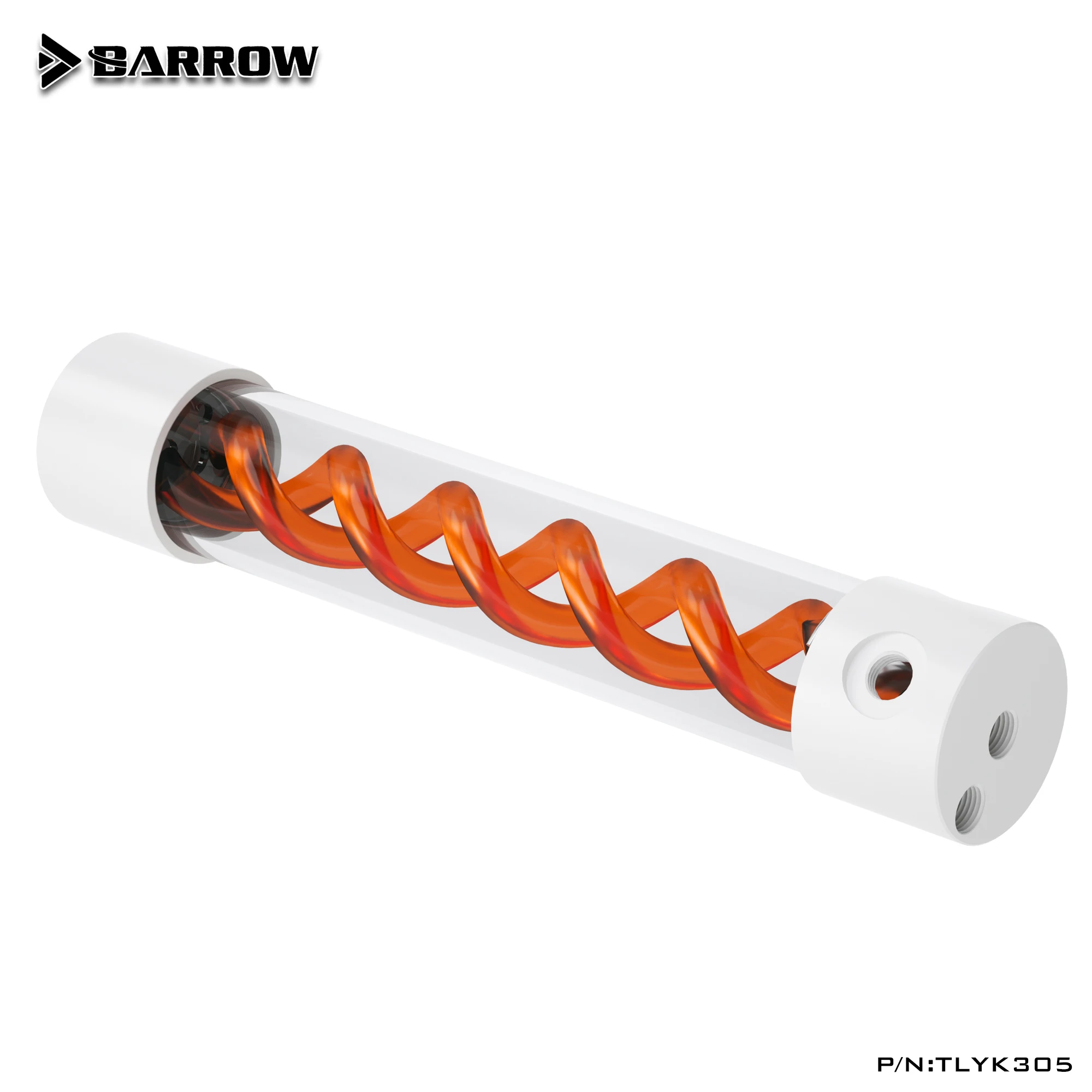 Tanque de Água Espiral Cilíndrico Tlyk305 mm da Suspensão do Virus de t da Multi-cor do Carrinho de Mão Furo Lateral Furo Superior para o Sistema de Refrigeração da Água - Imagem 4