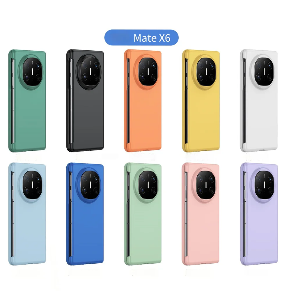 حافظة هاتف بلون سادة لهاتف هواوي ميت X3 X6 غطاء خل...