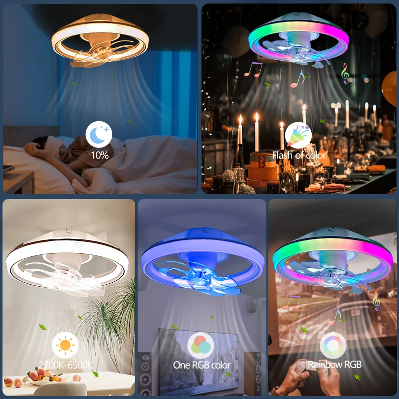 Smart LED Fan Light 5