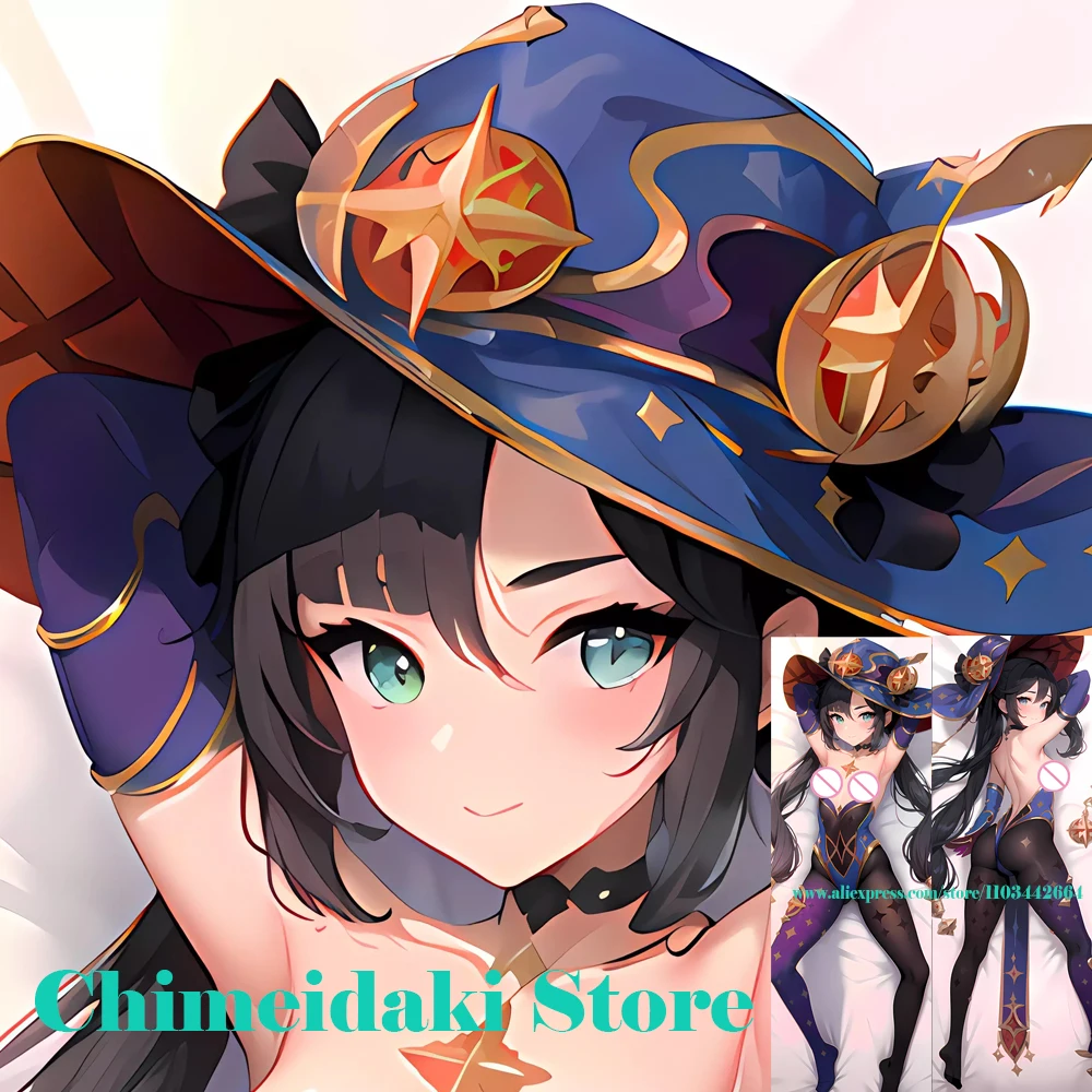 

Наволочка Genshin Impact MONA Dakimakura, игровая обнимающая подушка на все тело, сексуальная Подушка, наволочка Otaku, домашнее постельное белье, Декор