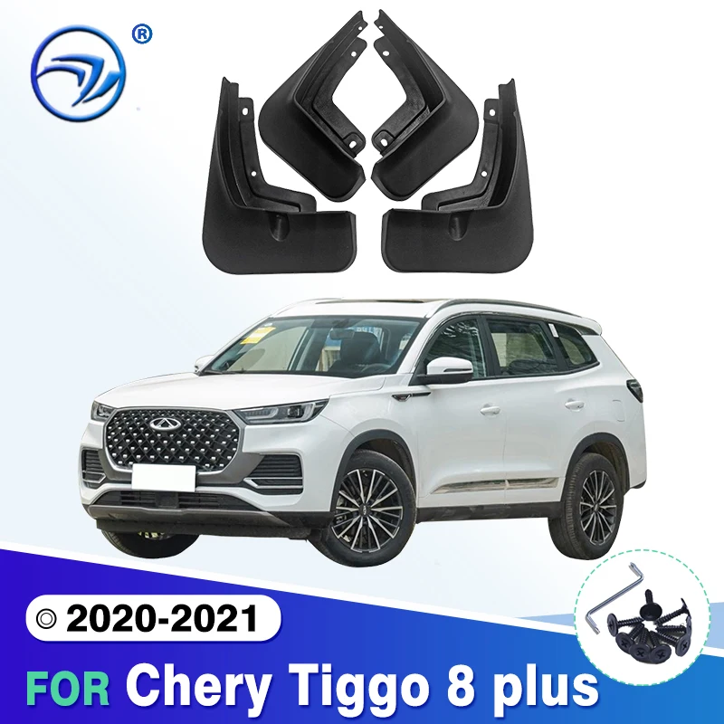 

Брызговики для Chery Tiggo 8 plus 2020-2021, брызговики для авто, брызговики, брызговики, передние и задние брызговики, аксессуары для защиты от брызг