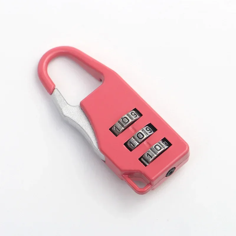 Combination Padlock 3 Digits Colorful Mini Password Code Combination Padlock Suitcase Luggage Travel Smart Lock Keyed Anti-thieft