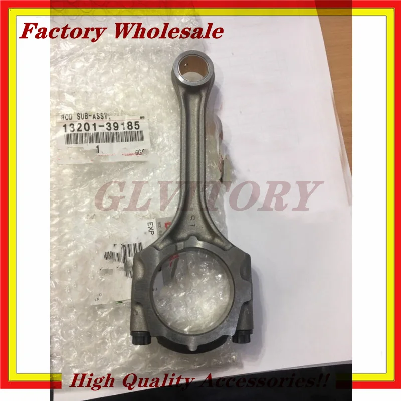 1PCS 1320139185 13201-39185 13201 39185 Engine Connecting Rod For Toyota AURIS 16V 1598cc 1.6L 2006- 1ZR 1ZRFE 1ZR-FE