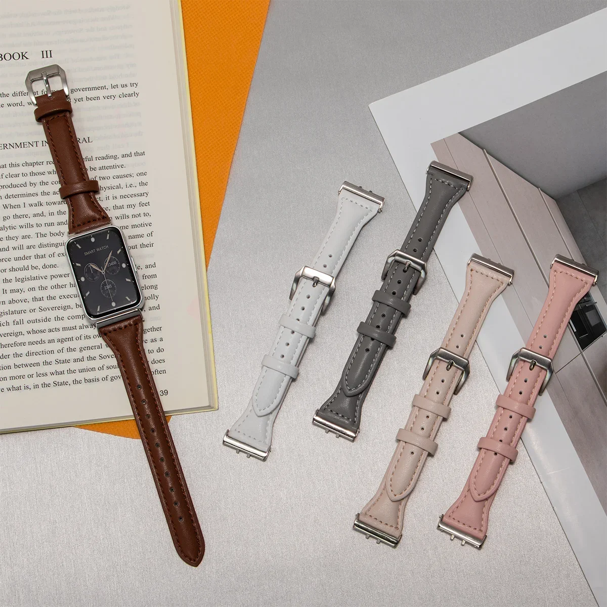 Leather Strap for Samsung Galaxy Fit3 Watch - Premium Wristband Accessory