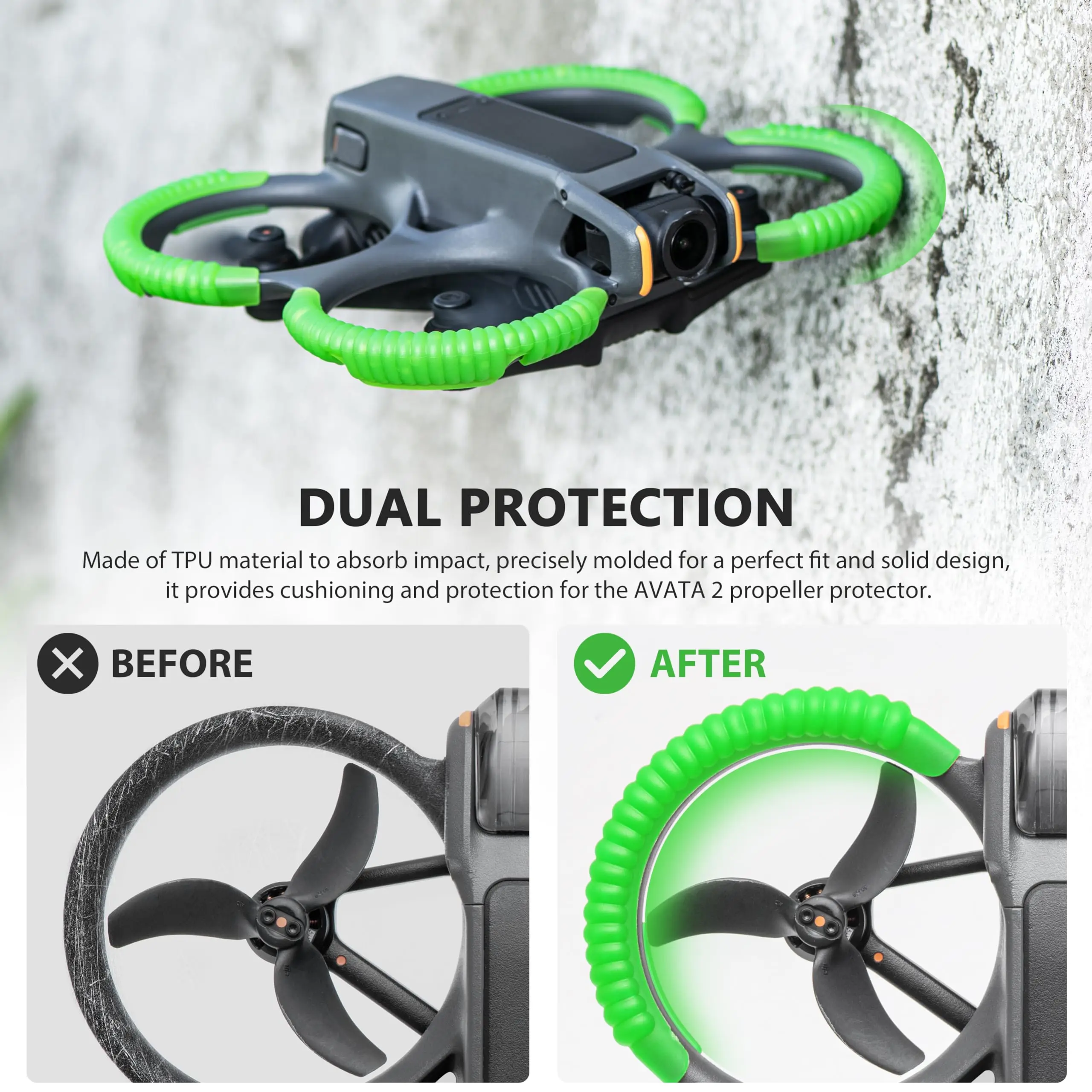 รูปสินค้า กันชนป้องกันใบพัด DJI Avata 2 ป้องกันการกระแทก