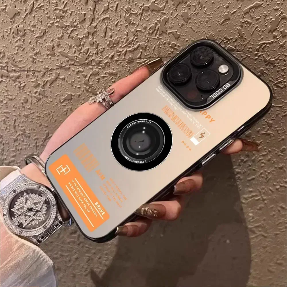 Luxury Silver Shockproof Phone Case with IMD Design