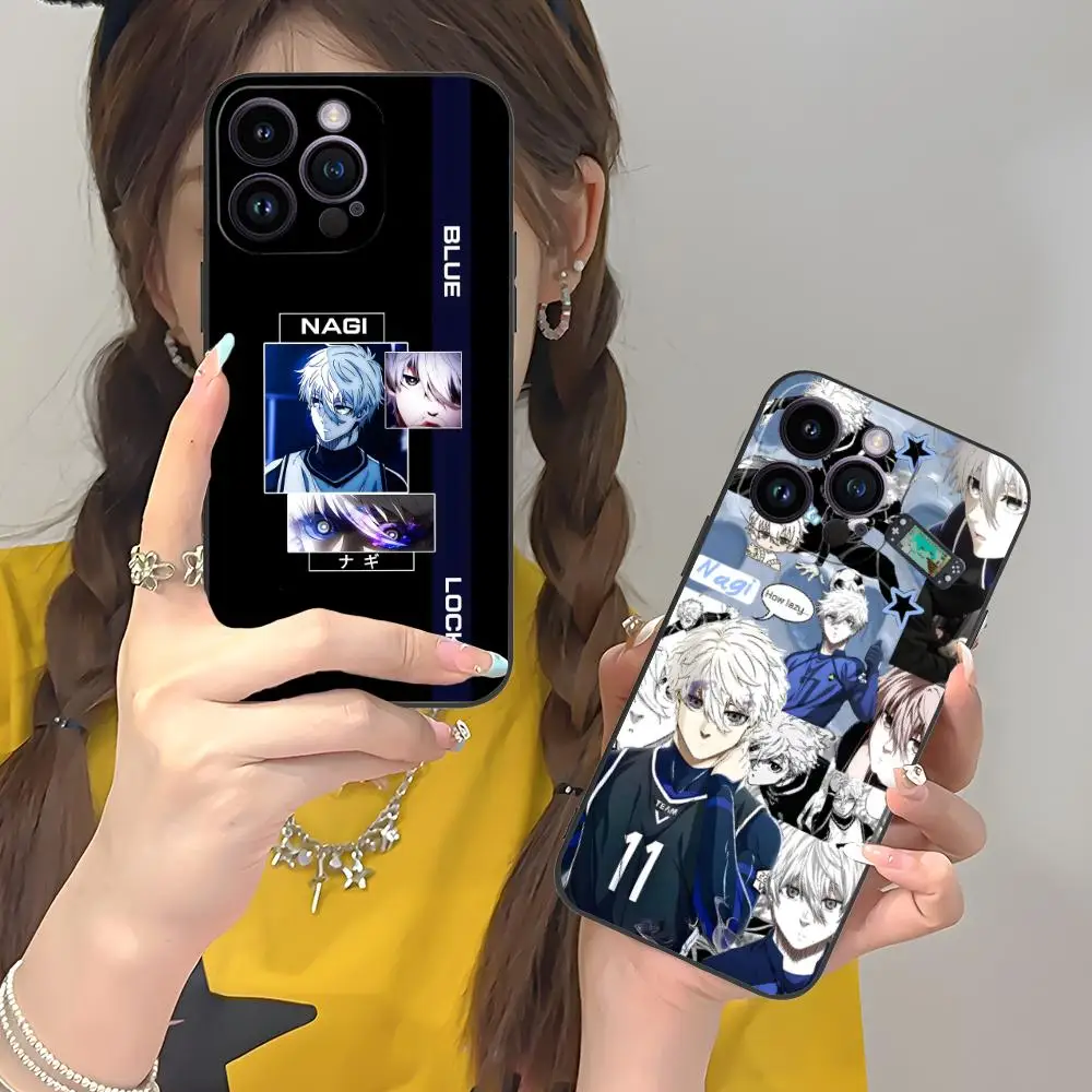 Vibrant Blue Lock Nagi Seishiro Phone Case - Colorful & Stylish Protective Cover