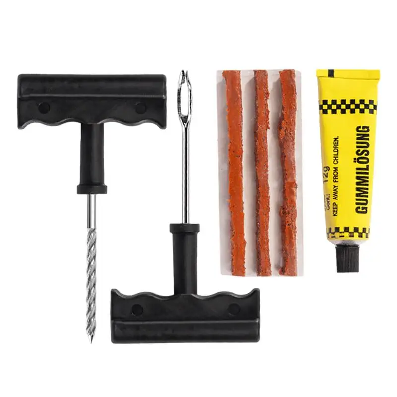 

Car Tire Repair Kit Mini Bicycle Tubeless Tyre Repair Tool Tyres Drill Puncture Urgent Glue Repair Sealant Automobiles Accessory