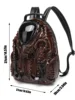 Fashionable, unique, alien shaped backpack, personalized, iron blooded warrior, street punk style, unisex Backpack 6