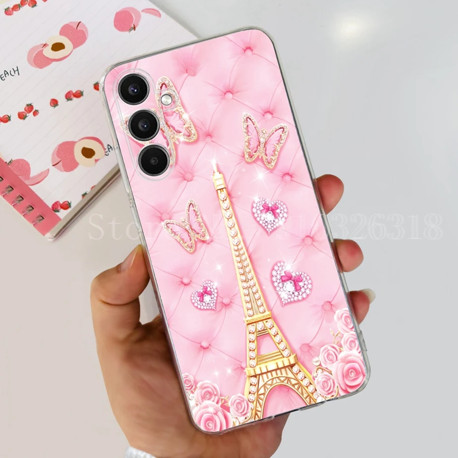 Cute Cat and Butterfly Soft Silicone Phone Case - Stylish Protective Cover