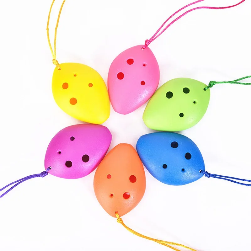 Description Picture 5 of item1Pcs Colorful Ocarina Flute 6 Hole Soprano C Ceramic Flauta Ocarina of Time Mini Ocarina Flute Kid's Toy Musical Instruments